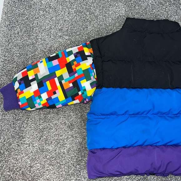 LEGO PUFFER KIDS COAT ZIP OFF SLEEVES VEST - Picture 2 of 9